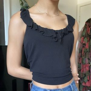 Large Black Forever 21 Tank Top